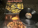 IRON MAIDEN - PIECE OF MIND LP VINYL 1983 JACKSONVILLE 1ST PRESS EX / VG