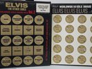 Elvis Worldwide 50 Gold Award Hits Vol 1 & 2 Box Sets Piece of Wardrobe & Poster