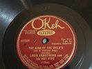 Louis Armstrong On Okeh 41581 The King Of The Zulu’s / Lonesome Blues
