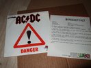 AC/DC : DANGER PROMOSTICKERED POSTERCOVER 7