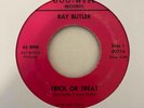 Bizarro Outsider Disco Funk 45 RAY BUTLER Trick Or Treat/Blue Jean Baby Ooo-Weee