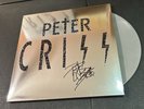 PETER CRISS SIGNED 2025 LP  SILVER VINYL ALBUM KISS NYC 12/19/25 ROUGH TRADE