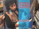 RARE OG Joe Satriani - Not Of This Earth blue vinyl LP Relativity 1988 Strong Vg