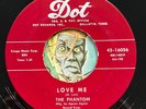 HEAR Phantom 45 Love me / Whisper Your Love DOT rockabilly screamer EX repro
