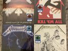 METALLICA Vinyl MASTER OF PUPPETS, RIDE THE LIGHTNING, Kill em All, Justice For