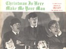 BASKERVILLE HOUNDS--PICTURE SLEEVE + 45-(CHRISTMAS IS HERE)--PS--PIC--SLV