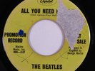 Rock 45 BEATLES All You Need Is Love CAPITOL promo l