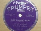 JOE LEE WILLIAMS 12 STRING GUITAR Over Hauling Blues TRUMPET 169 E+/N 78RPM HEAR