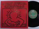 VERY SPECIAL CHRISTMAS Various Artists A&M LP VG+ embossed keith haring cover d