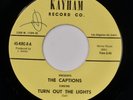 THE CAPTIONS: Turn Out The Lights US Kayham ’68 California Northern Soul 45 NM