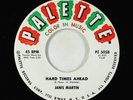 Rockabilly Doo-Wop 45 - Janis Martin - Hard Times Ahead - Palette VG+