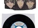 The Beatles Do You Want To Know A Secret 1964 PROMO Blue White 7