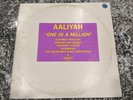 PROMO LP VINYL AALIYAH DOUBLE 12” ONE IN A MILLION 7 MIXES 1997 FAIR CONDITION