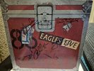 EAGLES  LIVE  SIGNED  gatefold RECORD ALBUM   VG+ 2lps                      ekim