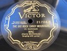 HARRY MAC MCCLINTOCK The Bum Song No.2/Big Rock Candy Mountains VICTOR 21704 E