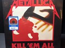 Metallica Kill 'Em All Engine Red Colored Vinyl LP Record Walmart Exclusive NEW