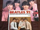 Beatles VI 1965 MONO LP with POSTER in Shrink,1 Title Above Playhole SCARCE VG+