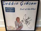 Debbie Gibson Out Of The Blue Record Vinyl AUTOGRAPH Signed LP ALBUM Promo Frame