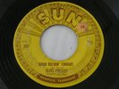 Original Elvis Presley Sun Record Good Rockin Tonight Pushmarks