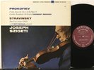 SR 90419 RFR 1/1 Szigeti Prokofiev violin concerto #1 Stravinsky Duo Concertant