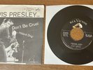 ELVIS PRESLEY - Don't Be Cruel/Hound Dog 45 w/Picture Sleeve. 1956. Silver lines