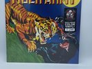 TIGER ARMY SELF TITLED LP RECORD ORANGE & BLACK SPLATTER VINYL HAND NUMBERED