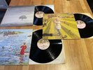 Genesis Lp x 3 early press large hatter, foxtrot, nursery crime and wind