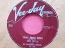 THE DELLS - Zing Zing Zing / Dreams of Contentment - clean 45 rpm - Vee-Jay 166
