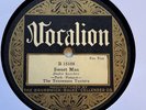 JAZZ: TENNESSEE TOOTERS - ’SWEET MAN/ DEEP ELM’ 1925 VOCALION 78