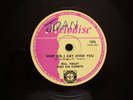 BILL HALEY:   WHY DO I CRY OVER YOU     MELODISC 1376     CON VG