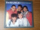 EL DEBARGE AUTOGRAPHED EXCELLENT 1980s DeBarge Rhythm Of The Night SLEEVE 45