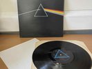 1973 Pink Floyd Dark Side Of The Moon SHVL 804 UK Vinyl LP With Poster. Record.