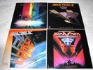 STAR TREK OST (4 x LP Lot) II Wrath of Khan/IV Voyage Home/V The Final Frontier