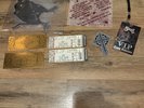 2018 Ghost VIP Merch Set - Signed Lyric Sheet, Rats Vinyl, Patch, Tickets, Etc
