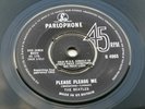 THE BEATLES  1964 UK RARE  45 PLEASE PLEASE ME   WITH S-I-U-K & UPPERCASE TEXT