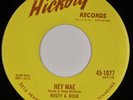 RUSTY & DOUG: Hey Mae US Hickory 45-1077 Rockabilly Bopper 45 HEAR