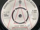 ALICE COOPER - Teenage Lament 74 - UK 7” Vinyl PROMO Play Graded VG PLUS