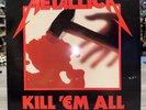 Metallica KILL ‘EM ALL LP Megaforce Records 1983 MRI 069 1st Press VG+