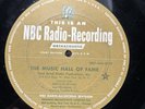 NBC Radio Transcription Music Hall Of Fame Audition Record/ Opening Themes 16”