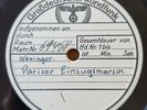 'Pariser Einzugsmarsch' German Rundfunk Marsch WW2 78 rpm record schellack