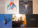 Eagles, 5 Vinyl Record Lot, All LP & 3 US 1st Press, Hotel California Long Run