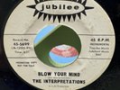 THE INTERPRETATIONS 45 rpm Trippin' JUBILEE 45-5699 PROMO SOUL FUNK rare