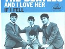 BEATLES--PICTURE SLEEVE ONLY--(AND I LOVE HER/IF I FELL)--PS--PIC--SLV