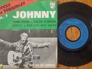 JOHNNY HALLYDAY EP PHILIPS POCHETTE PAPIER  LES ROCKS 3 SANS RABATS SPP LOUVIERS