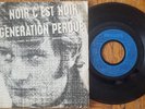JOHNNY HALLYDAY EP PHILIPS POCHETTE PAPIER NOIR C'EST N SANS RABATS SPP LOUVIERS
