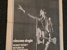 Shakin Stevens & The Sunsets 1973 Original News Paper Adverstiment Honey Honey