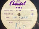 NAT KING COLE TR1O 13 songs 40's UNRELEASED Tracks Capitol 1965 Acetate LP NM