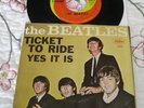 The Beatles-Ticket To Ride/Yes It Is-Vinyl 45 w/Picture Sleeve