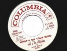 DOOWOP R&B 45 -JOEY & THE TEENAGERS- WHAT'S ON YOUR MIND -HEAR  1961 DJ COLUMBIA