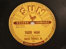 BLUES RUFUS THOMAS Tiger Man / Save That Money SUN 188 E-/EE+